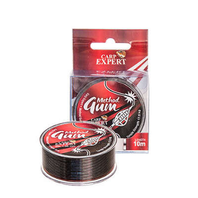 Elastic Carp Expert Method Gum, maro, 10m (Diametru fir: 0.65 mm)