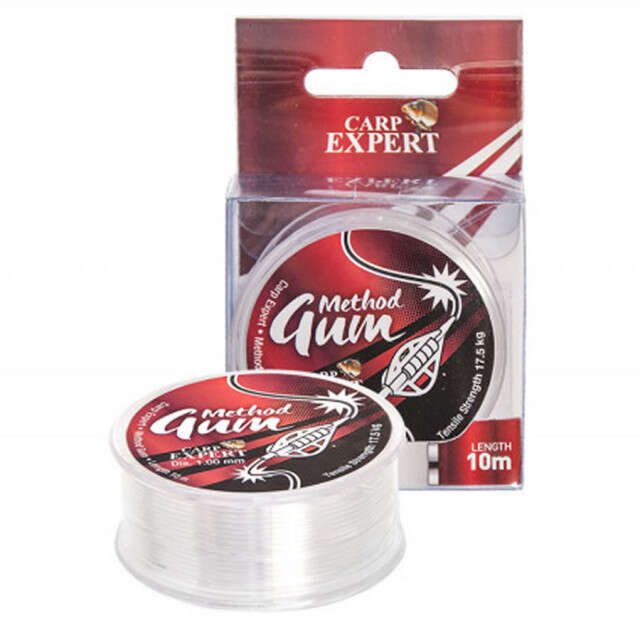 Elastic Carp Expert Method Gum, transparent, 10m (Diametru fir: 0.80 mm)