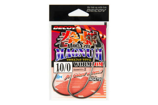 Carlige Offset Decoy Worm 130M Makisasu Magnum (Marime Carlige: Nr. 10/0)