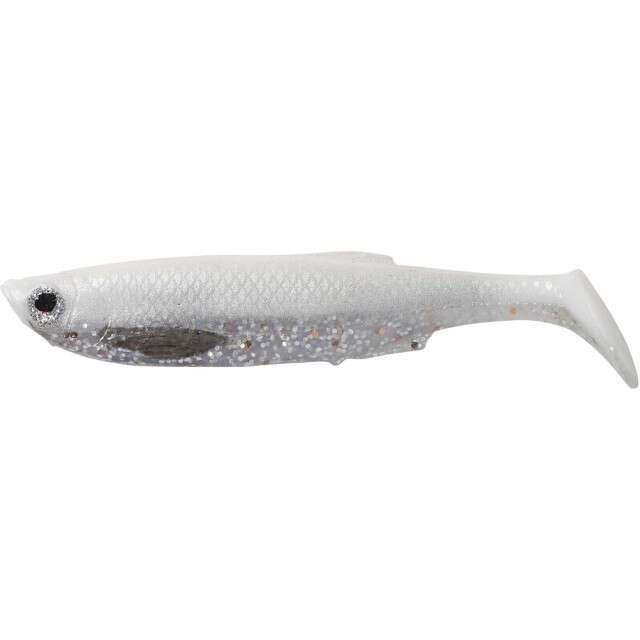 Naluca Savage Gear Bleak Paddle Tail, White-Silver, 10cm, 8g, 4bc