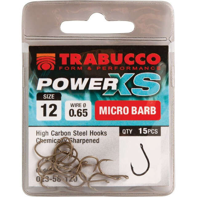 Carlige Trabucco Power XS, 15buc (Marime Carlige: Nr. 12)