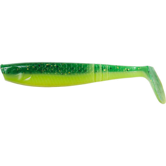 Naluca Ron Thompson, Shad Paddle Tail, UV Green Lime, 10cm, 7g, 4bc