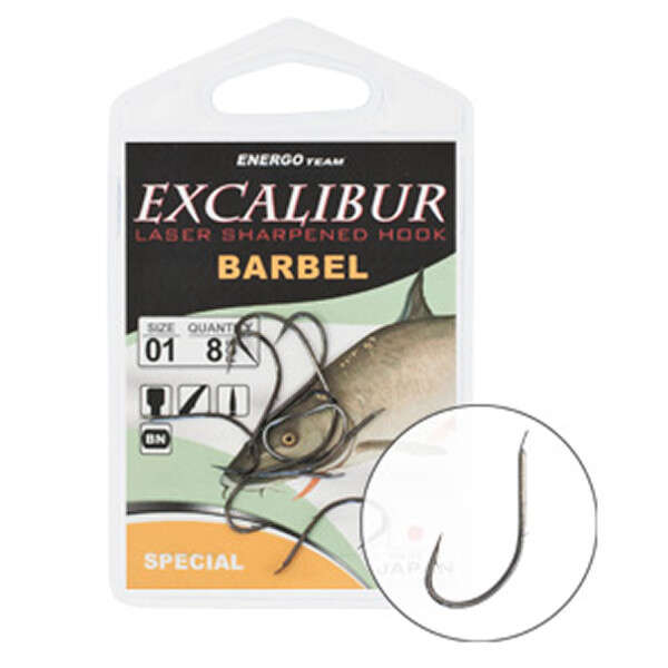 Carlige Excalibur Barbel Special, 8buc (Marime: 1)