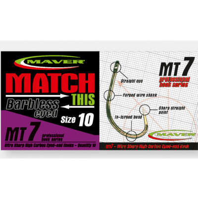 Carlige Maver Match This MT7, 10bc (Marime Carlige: Nr. 14)