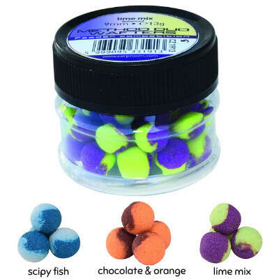 Wafter Carp Zoom Feeder Competition Method Duo Wafters, 13g, 9 mm (Aroma: Lime Mix)