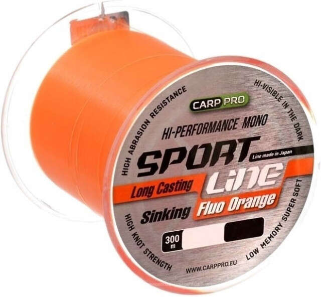 Fir Carp Pro Sport Line, Fluo Orange, 300m (Diametru fir: 0.31 mm)