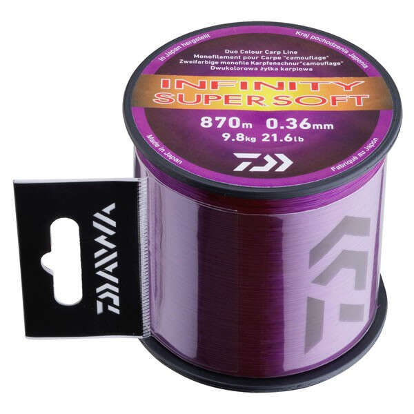 Fir Infinity Super Soft Purple Daiwa (Diametru fir: 0.27 mm)