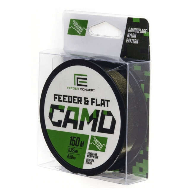 Fir monofilament Feeder Concept Flat Camo, 150m (Diametru fir: 0.25 mm)