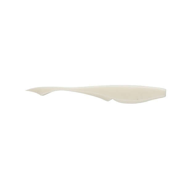 Shad Scorpitail Pearl White 10cm, 8buc/plic Biwaa
