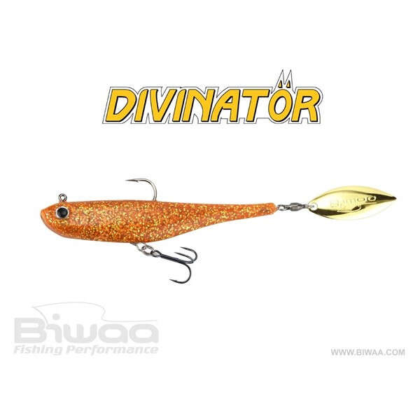 Spinnertail Divinator Medium Orange Gold 18cm / 35g / 1buc / plic Biwaa