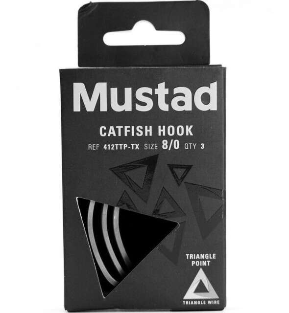 Carlige somn Mustad Triangle Catfish, 3buc (Marime Carlige: Nr. 7/0)