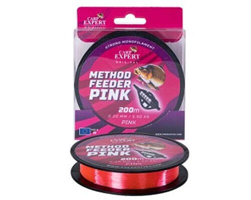 Fir Carp Expert Method Feeder Pink, 200m (Diametru fir: 0.20 mm)