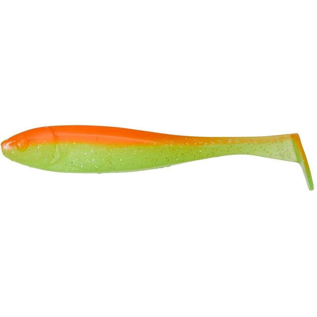 Shad ILLEX Magic Slim Orange Chartreuse, 10cm, 10buc